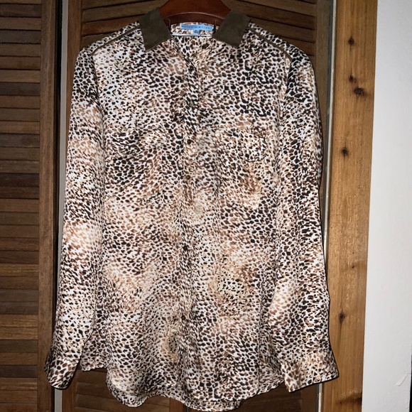 ANTONIO MELANI Tops - Animal Print Blouse